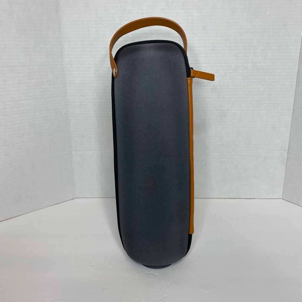 Rabbit Grey Insulated  1 Liter Wine (NOT INCLUDED) Bottle Carrier, Grey w/strap.